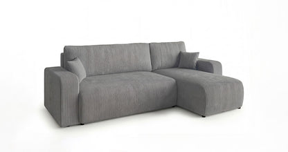 Designer Sofa Calva mit Schlaf- und Klappfunktion in Cord