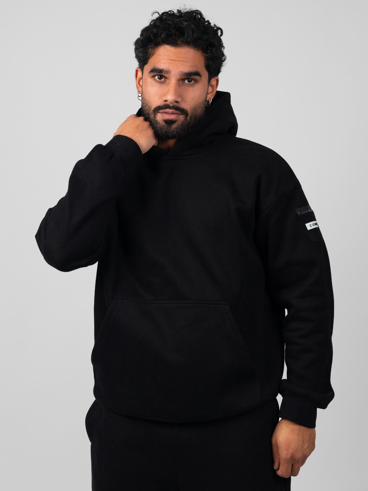Comfrt Travel Essentials Kapuzenpullover – Superweiche Baumwollmischung, Mehrere Farben