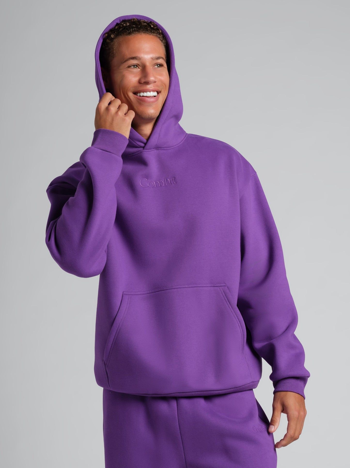 Signature Unisex Hoodie CloudTouch Heavyweight Oversized Soft Kängurutasche