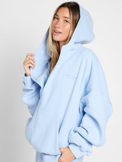 Comfrt Pastel Zip Hoodie CloudTouch Fleece