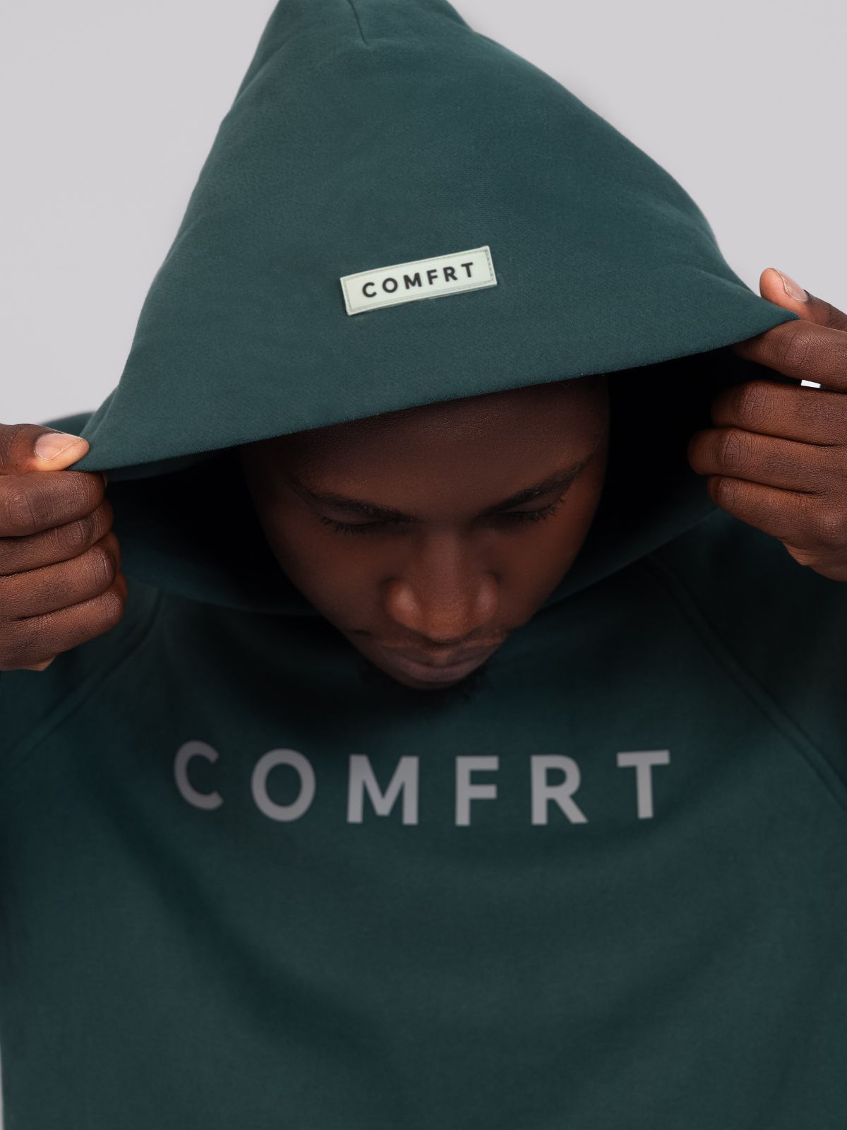 Comfrt Tranquil Hoodie Unisex Gewichtet Oversized Entspannend Komfort
