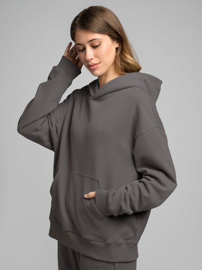 Comfrt Halo Leichtes Crop Hoodie Super Soft Baumwollmischung