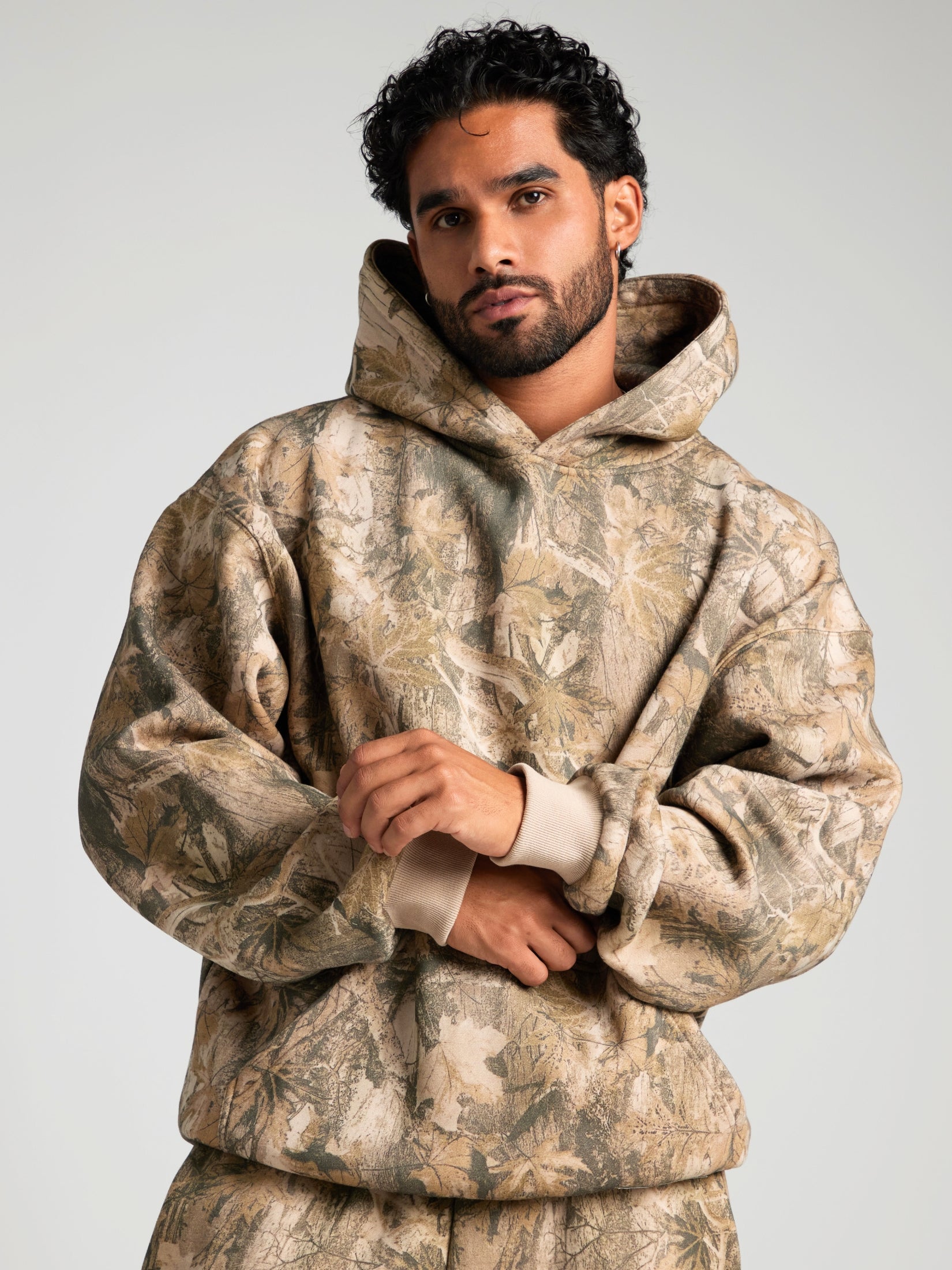 Comfrt Camo Hoodie Unisex Heavyweight Soft Oversized Fit