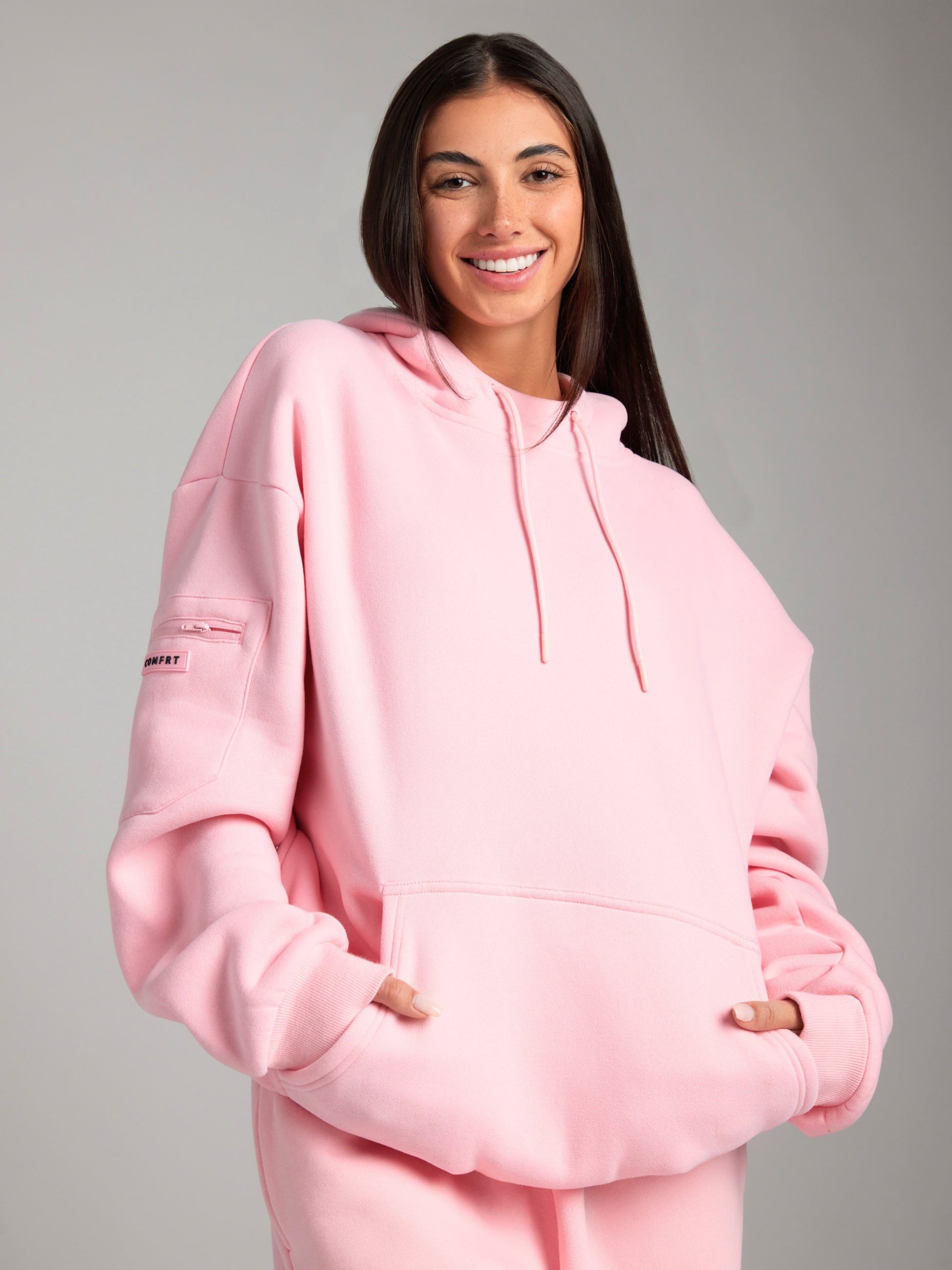 Comfrt Airplane Mode Travel Hoodie Heavyweight Fleece