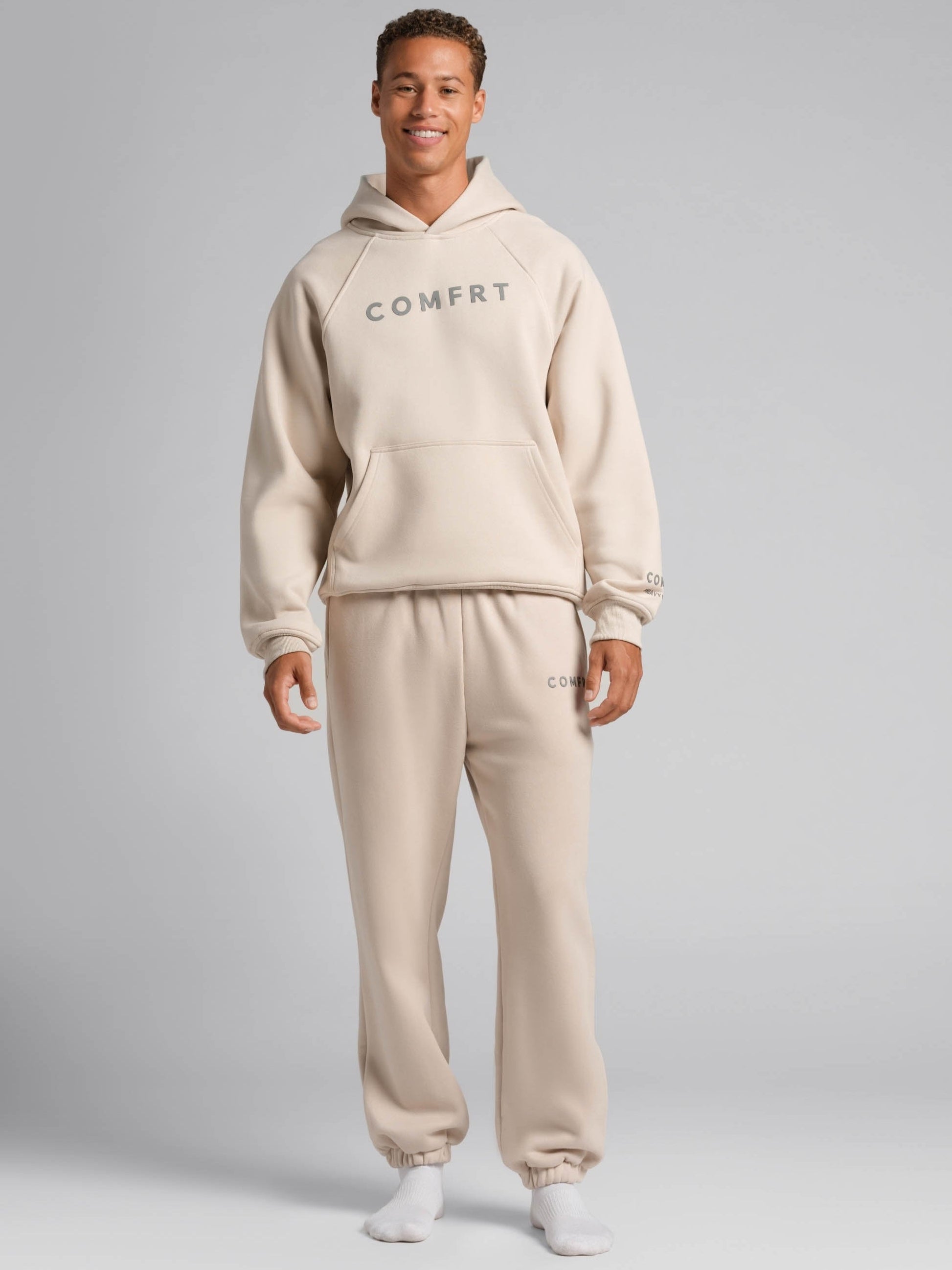 Comfrt Tranquil Hoodie Unisex Gewichtet Oversized Entspannend Komfort