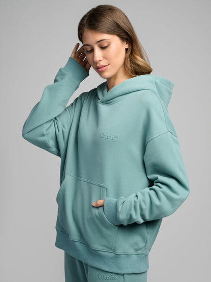 Comfrt Halo Leichtes Crop Hoodie Super Soft Baumwollmischung
