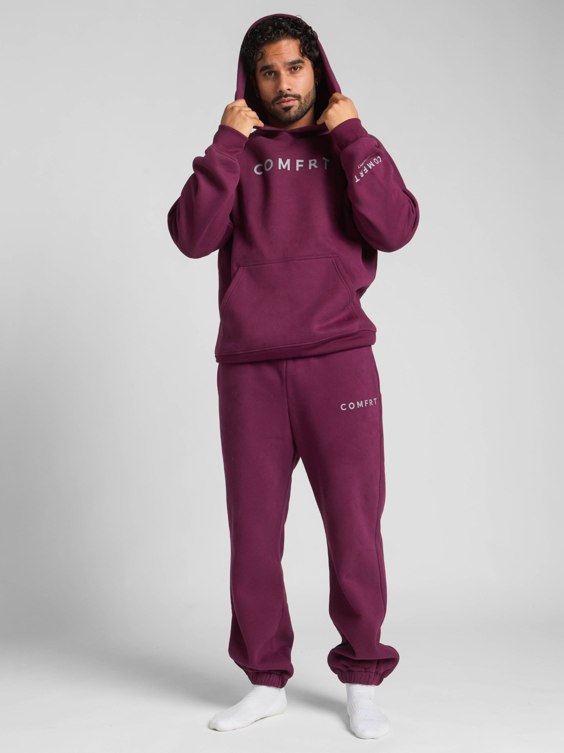 Comfrt Tranquil Hoodie Unisex Gewichtet Oversized Entspannend Komfort