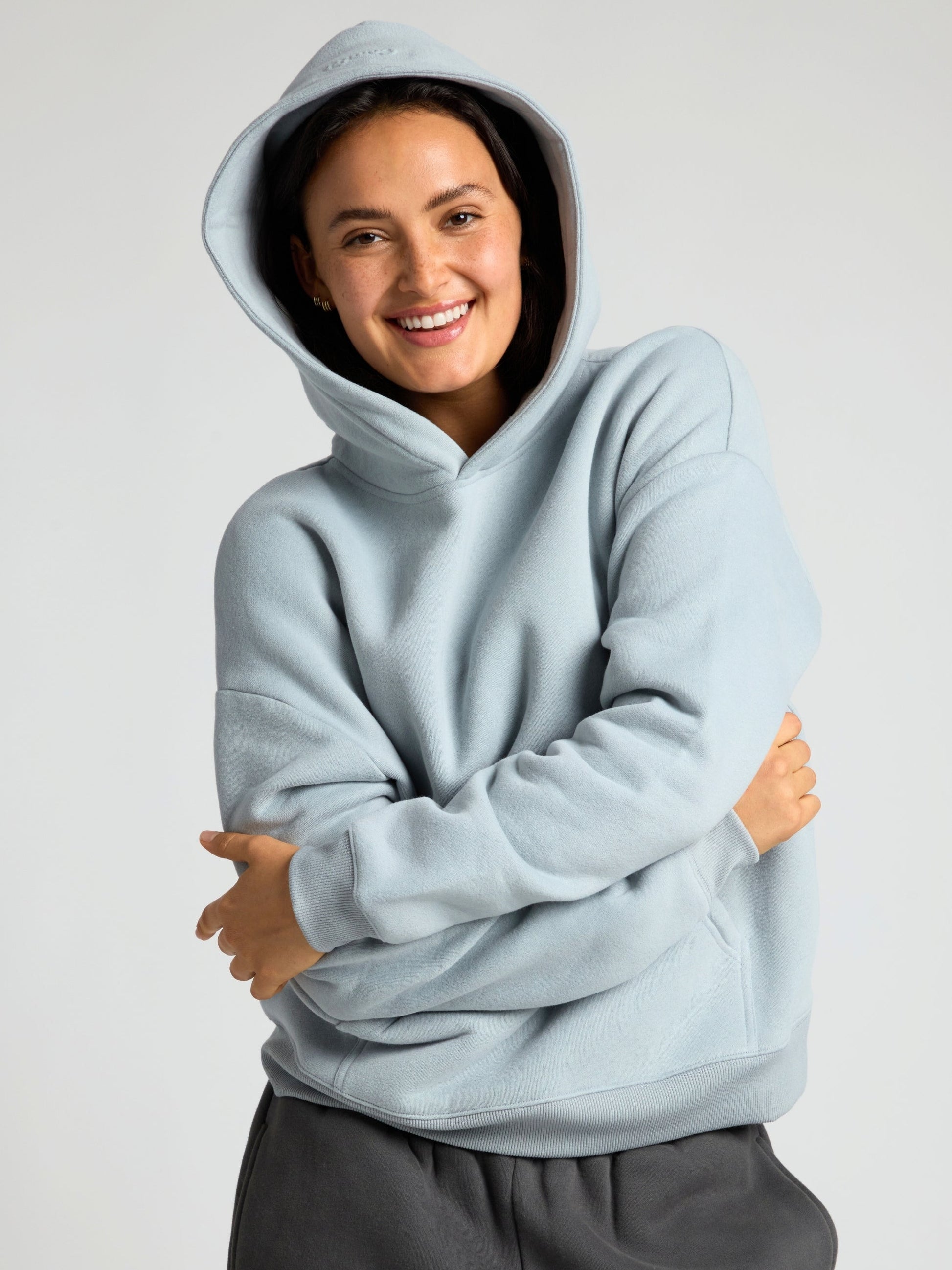 Comfrt Basic Crop Hoodie Unisex Super Soft Cotton Blend
