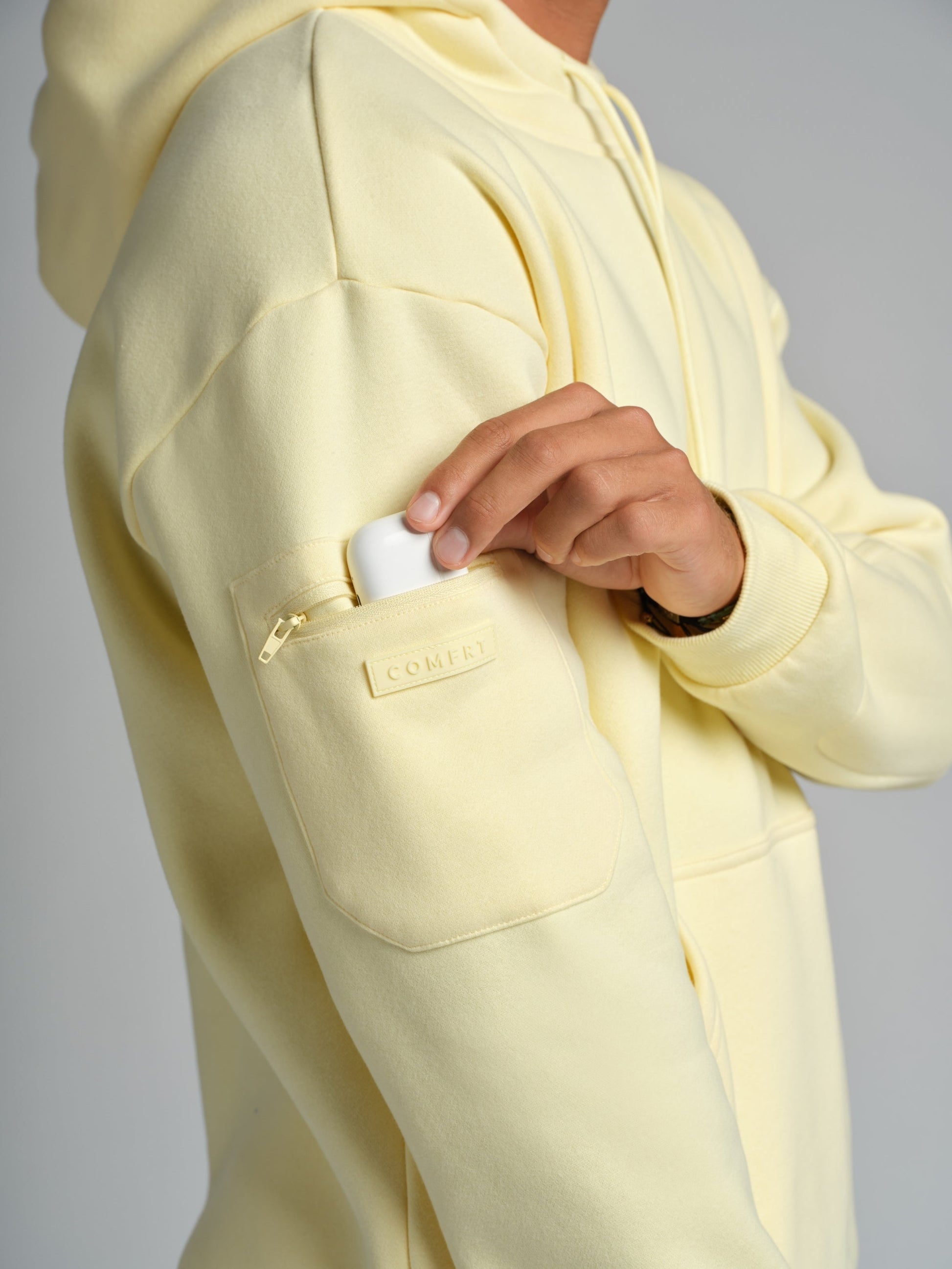 Comfrt Airplane Mode Travel Hoodie Heavyweight Fleece