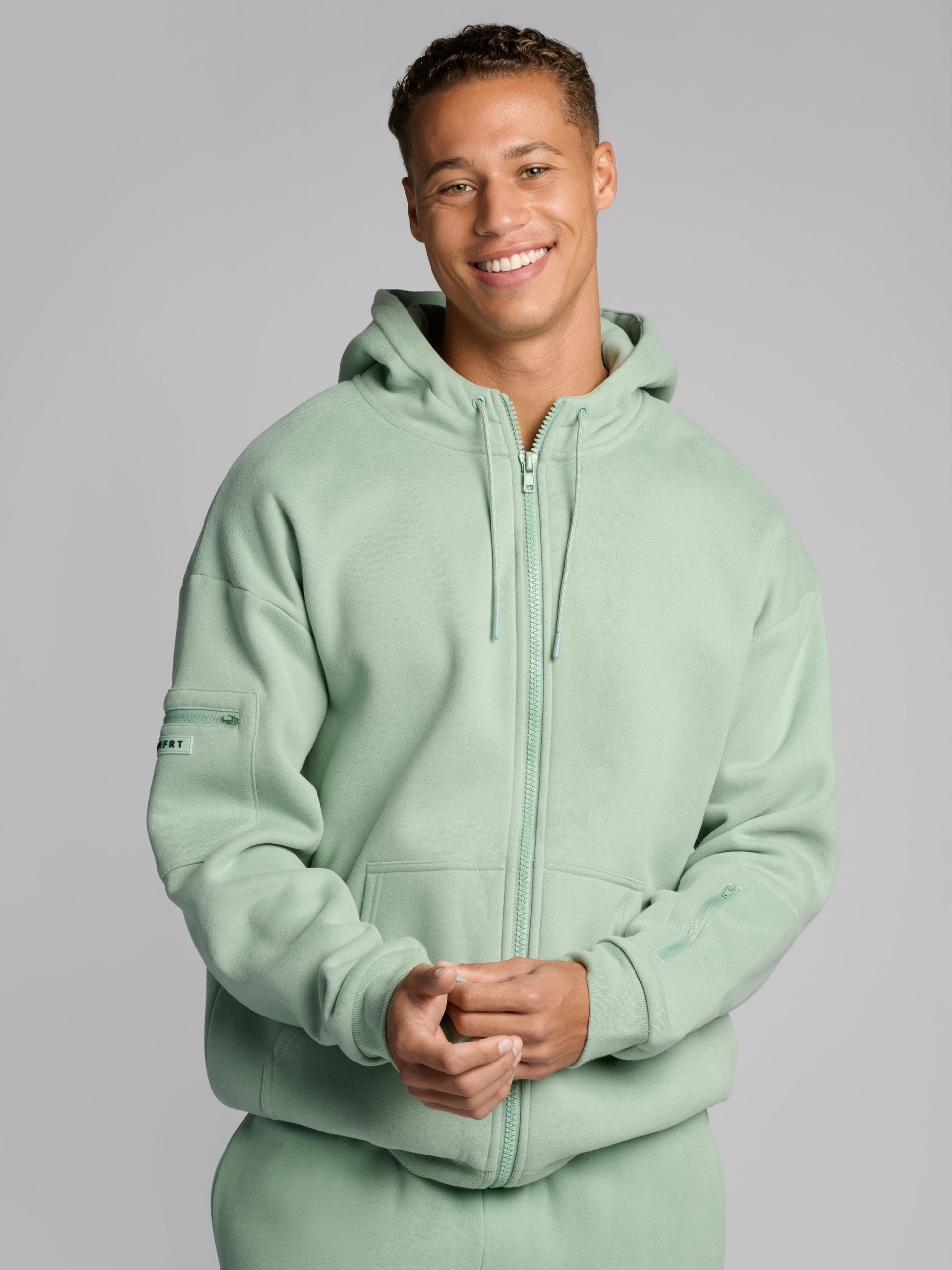 Comfrt Airplane Mode Travel Zip Hoodie