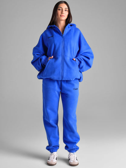 Comfrt Cloud Zip Hoodie Oversized Unisex Cotton Comfort