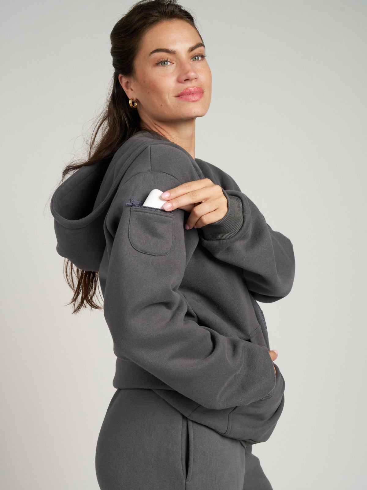 Comfrt Travel Essentials Zip Hoodie