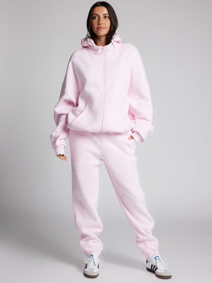 Comfrt Cloud Zip Hoodie Oversized Unisex Cotton Comfort