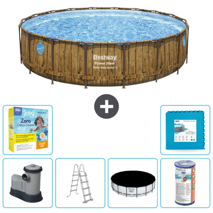 Piscine Tubulaire Ronde Bestway Power Steel MKR00011655835