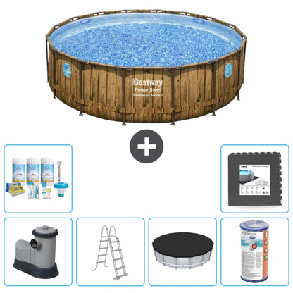 Piscine Tubulaire Ronde Bestway Power Steel Swim Vista MKR00011655781