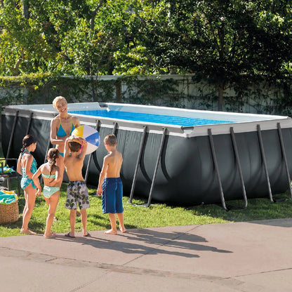 Intex Baltik Piscina Rectangular Kit 549 cm x 274 cm Gris Exterior