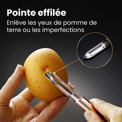 Éplucheur Pommes de Terre Légumes Inox Gourmet Easy MKR00013376025