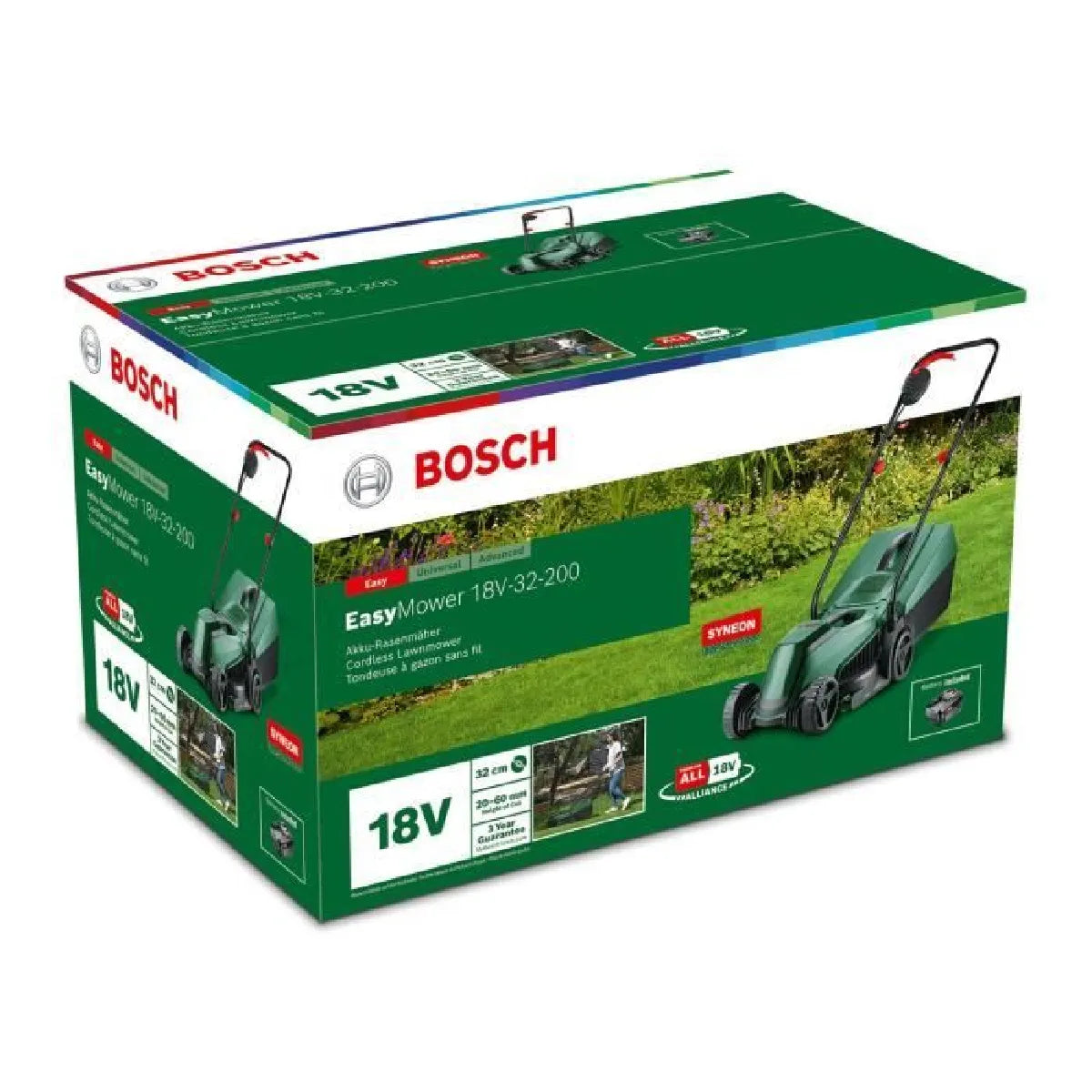 Bosch Cortacésped aBatería 18 V, 32 cm