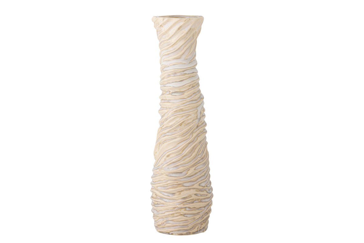 Vase „Naturaza“ – helles Steingut