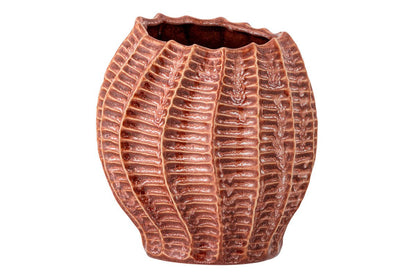 Vase Cori – Keramikvase mit Rillen