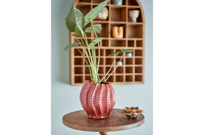 Vase Cori – Keramikvase mit Rillen
