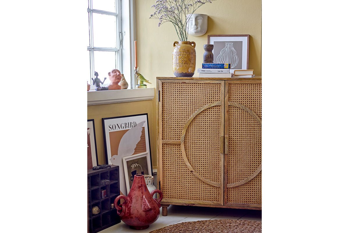 Luxusbetten24 Tahan Handgefertigte Steingut Vase Design Wohnzimmer Dekorativ