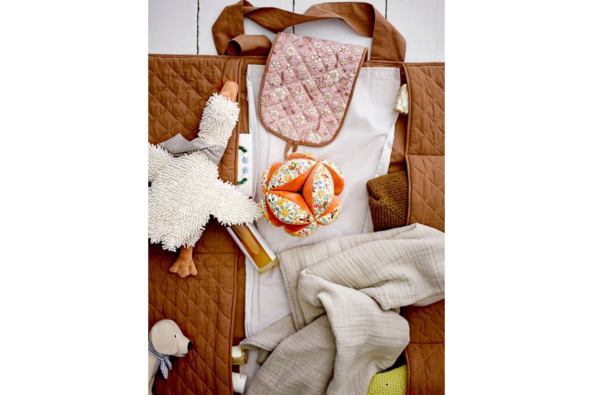 Ocean Wickelauflage, Wasserabweisend, mit Taschen, Braun, für Babys