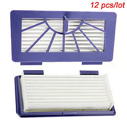 Genérico Filtros HEPA Para Neato XV Serie 12 Unidades Violeta