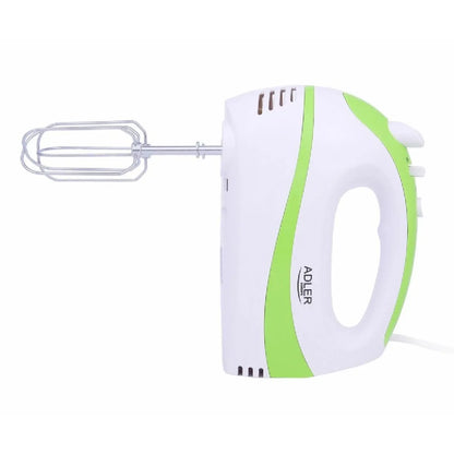 Adler AD 4205g Batidor Eléctrico 300W 5 Velocidades Blanco/Verde