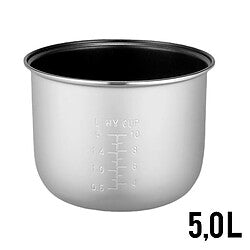 Home Star Cuiseur 5L Inox LED y Mantener Caliente Negro/Plata