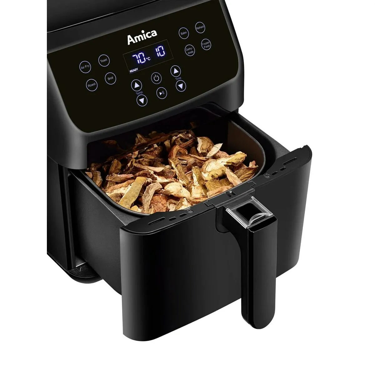 Amica AFM 4011 Freidora Sin Aceite Negra 6,8 L