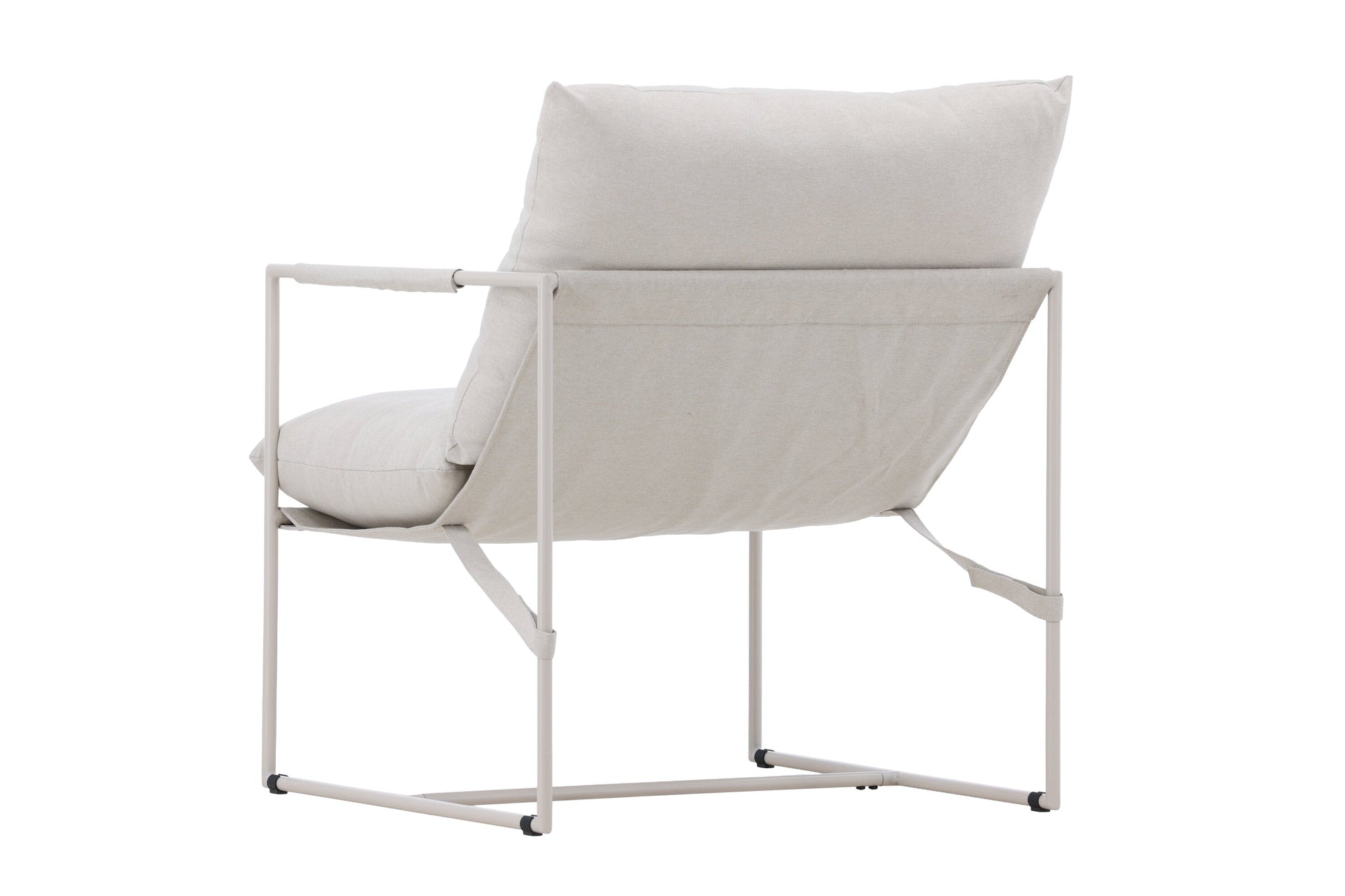 Luxusbetten24 Brika Stuhl, Modernes Beige mit Sitzkissen für Wohnzimmer