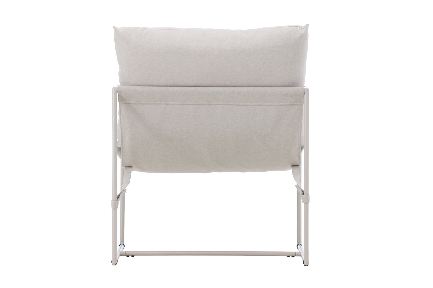 Luxusbetten24 Brika Stuhl, Modernes Beige mit Sitzkissen für Wohnzimmer