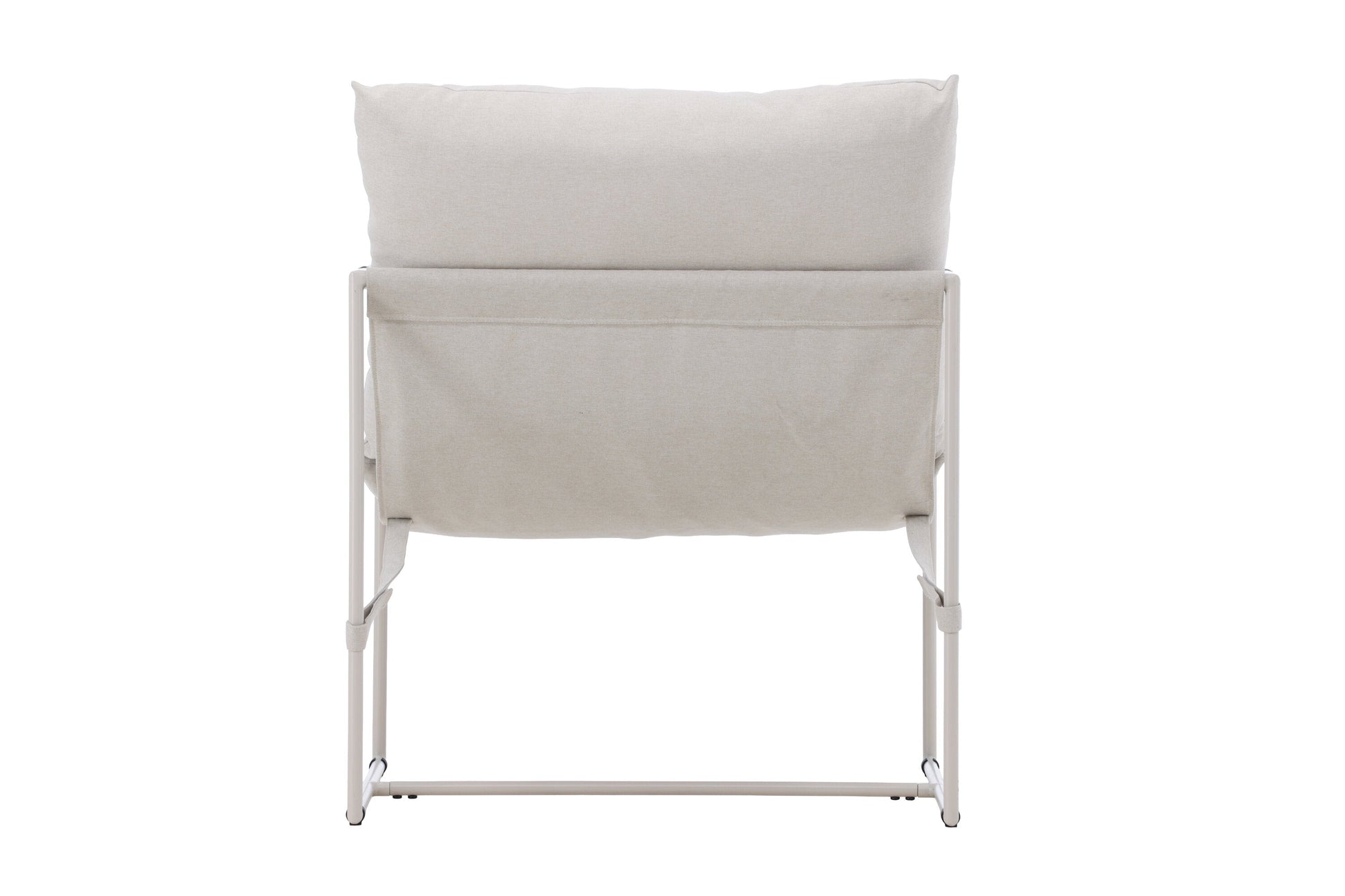 Luxusbetten24 Brika Stuhl, Modernes Beige mit Sitzkissen für Wohnzimmer