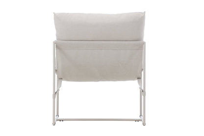 Luxusbetten24 Brika Stuhl, Modernes Beige mit Sitzkissen für Wohnzimmer