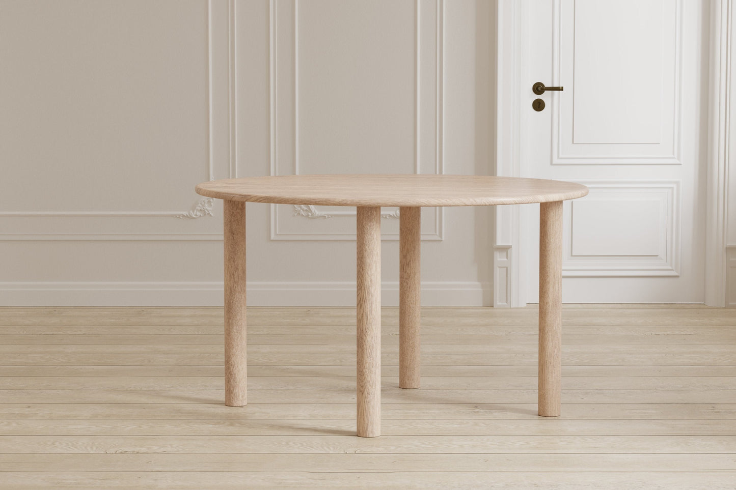 Luxusbetten24 Uvella Esstisch Oval Naturoptik