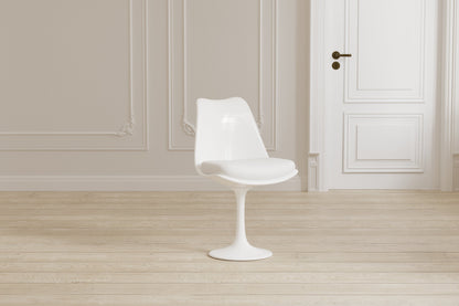 Xavion Stuhl 2er Set mit Weißer Sitzschale
