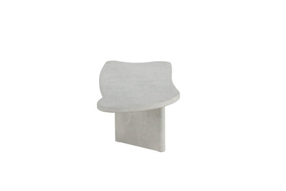 Luxusbetten24 Adam Couchtisch Betonoptik Hellgrau, asymmetrisches Design Modern
