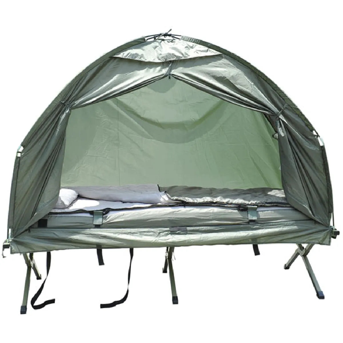 BCELEC Lit De Camp Avec Tente Et Sac De Couchage
