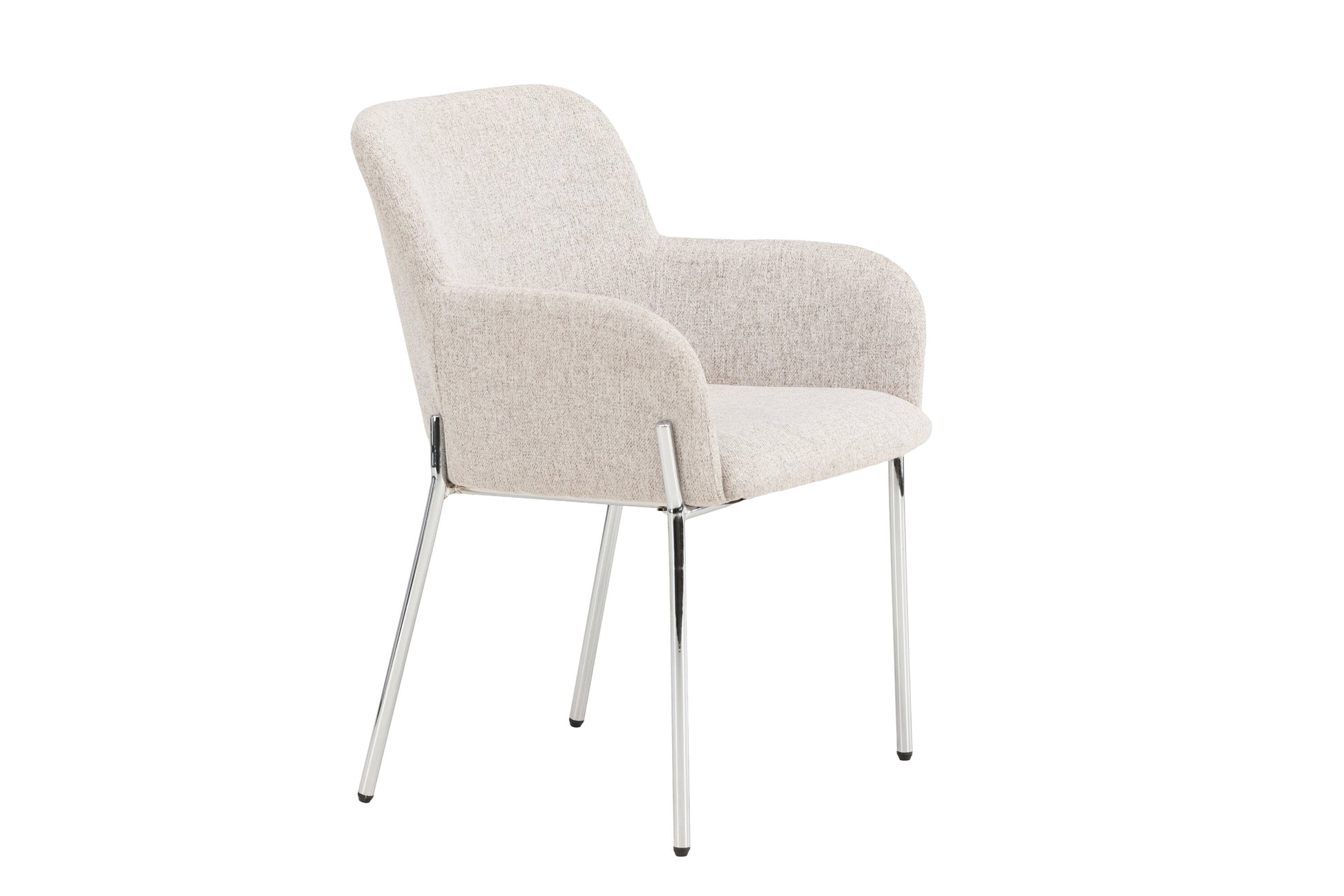 Luxusbetten24 Helora Stuhl Beige Polyester-Leinen