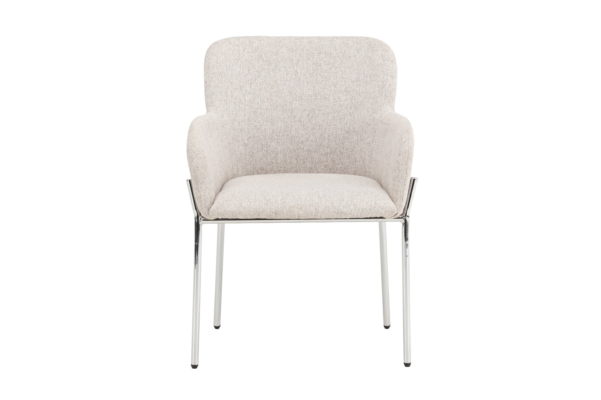 Luxusbetten24 Helora Stuhl Beige Polyester-Leinen