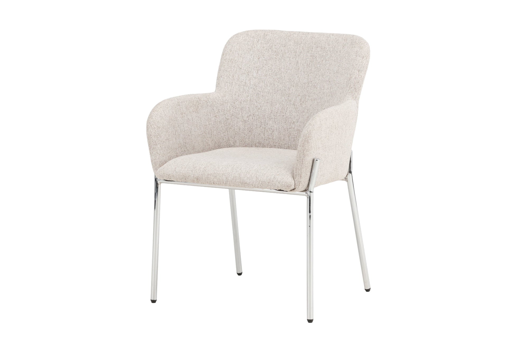 Luxusbetten24 Helora Stuhl Beige Polyester-Leinen