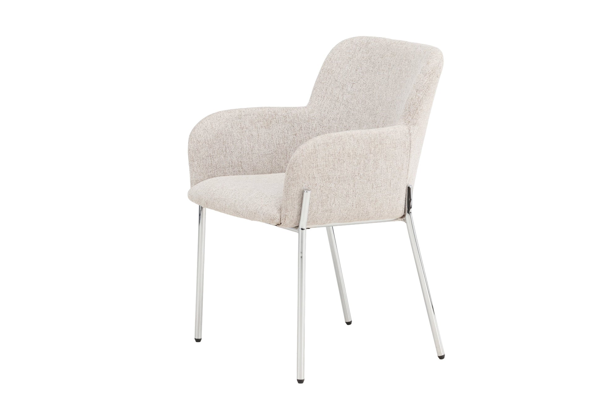 Luxusbetten24 Helora Stuhl Beige Polyester-Leinen