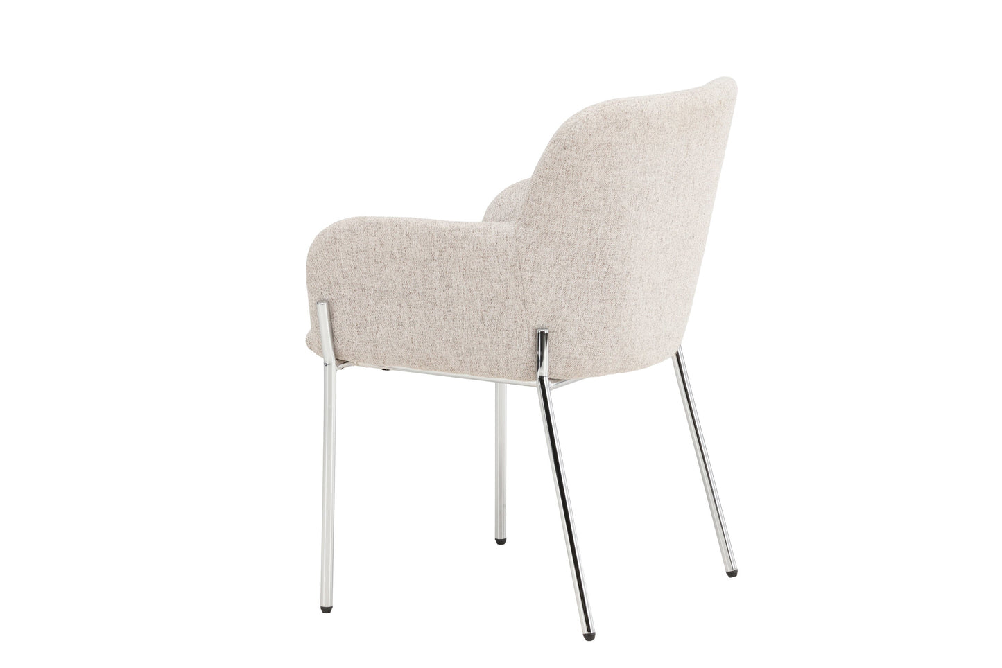Luxusbetten24 Helora Stuhl Beige Polyester-Leinen