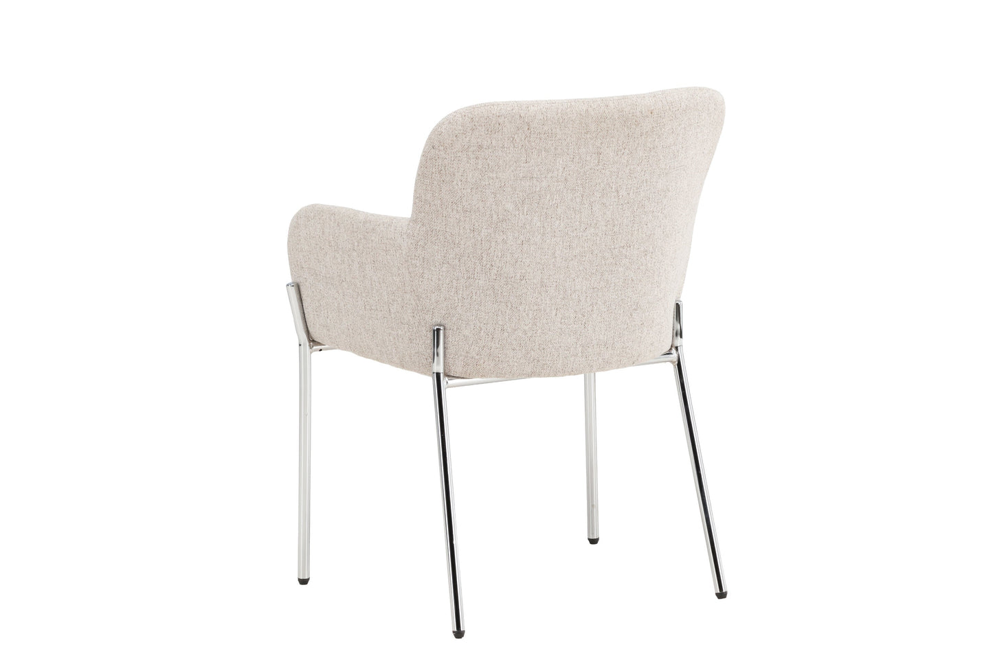 Luxusbetten24 Helora Stuhl Beige Polyester-Leinen