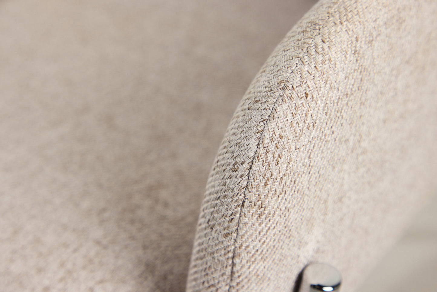 Luxusbetten24 Helora Stuhl Beige Polyester-Leinen