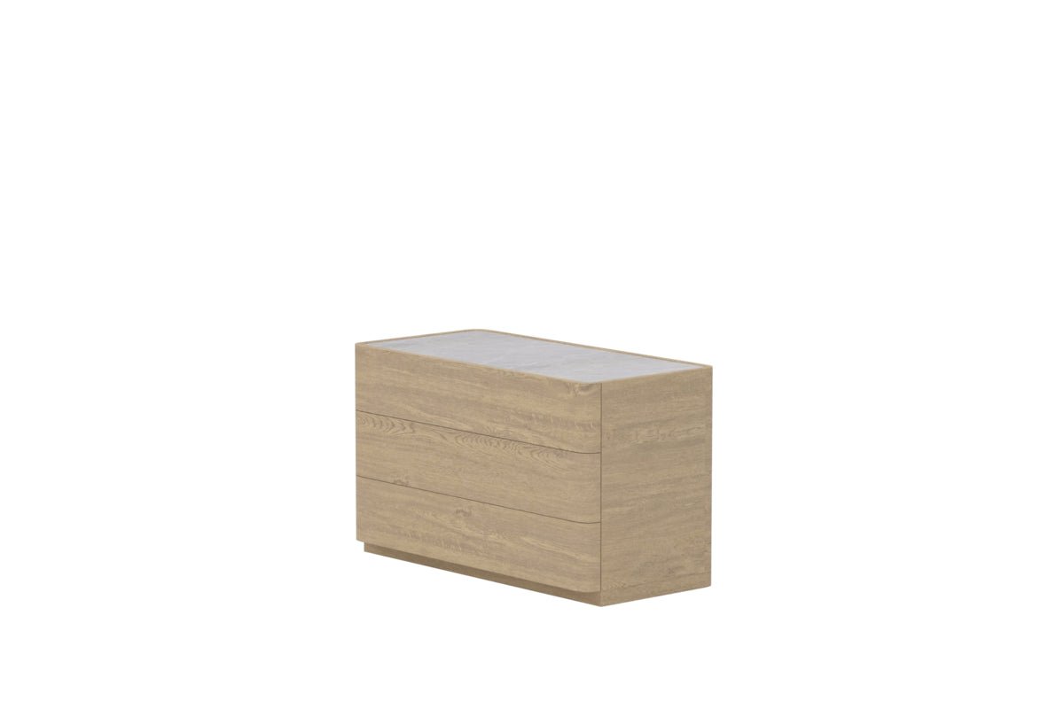 Luxusbetten24 Cirella Beistelltisch Holzoptik Natur Stil Wohnzimmer Modern