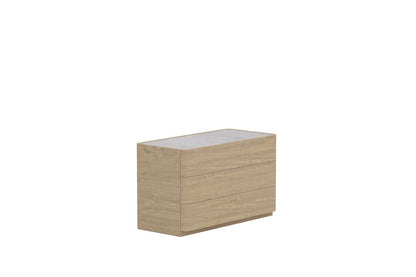 Luxusbetten24 Cirella Beistelltisch Holzoptik Natur Stil Wohnzimmer Modern