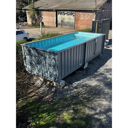MBH Container 20 Fuß Container Pool Schnellinstallation 15 m²