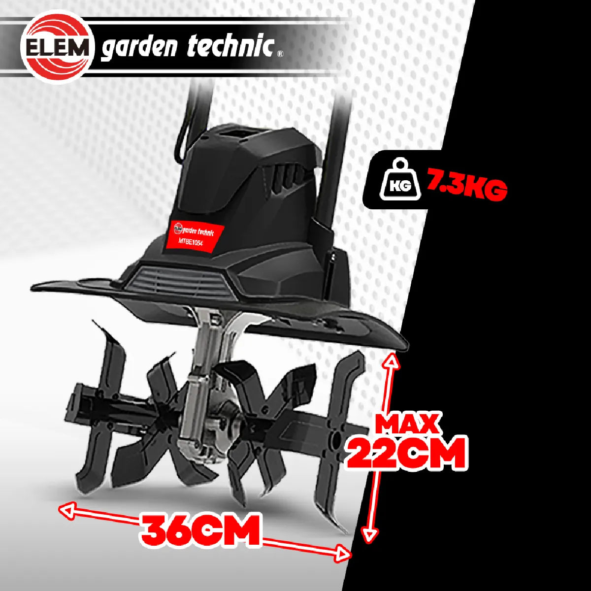 Motobineuse Électrique Elem MTBE1054 MKR00014541565